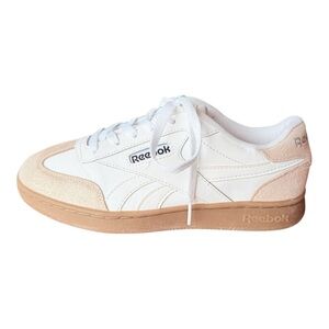 Reebok Forte Lounger White and Gold Shimmer Women's Sneaker Shoes Size 8